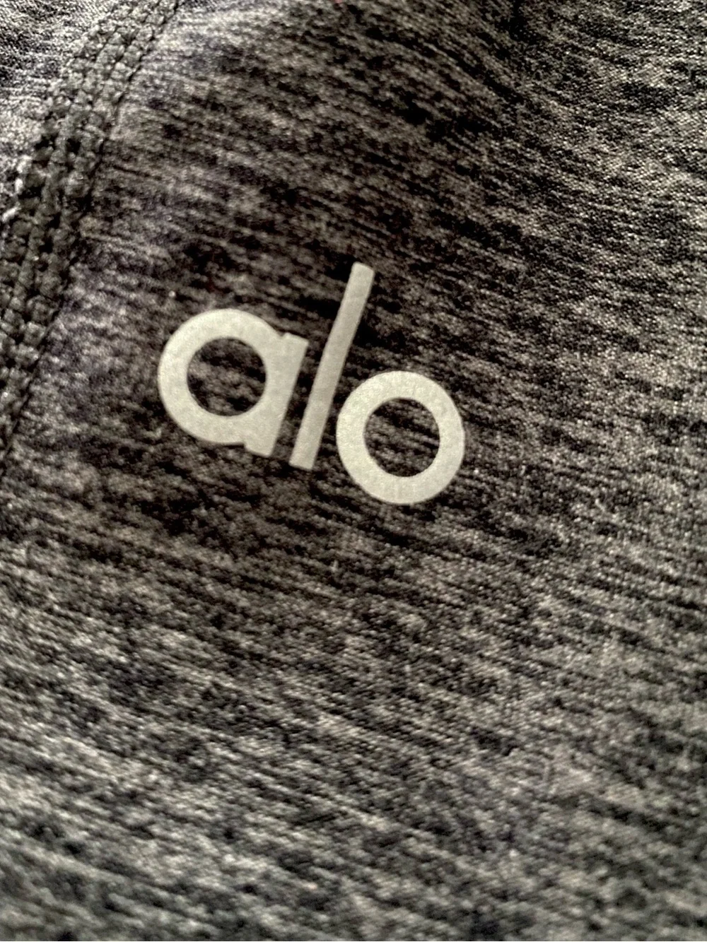 Alo Yoga Alosoft Lounge Leggings S Dark Heather Gray High Waist Ribbed